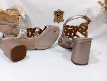 18250 SANDALIA NAPA METAL HUMO  P. MIRALLES