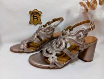 18250 SANDALIA NAPA METAL HUMO  P. MIRALLES