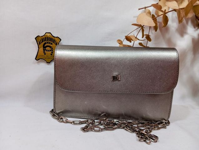 B608 BOLSO NAPA METAL ACERO PEDRO MIRALLES