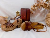 16447 SANDALIA METAL MARRÓN WEEKEND