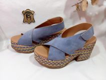 16453 SANDALIA VELOUR JEANS WEEKEND