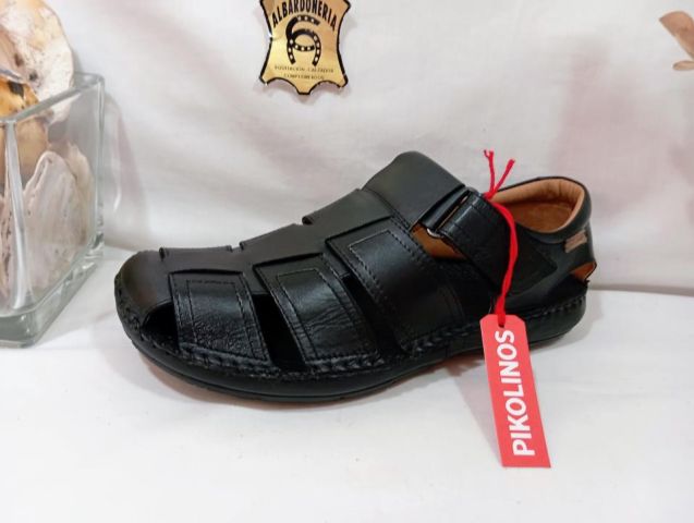 06J-5433 SANDALIA TARIFA BLACK PIKOLINOS