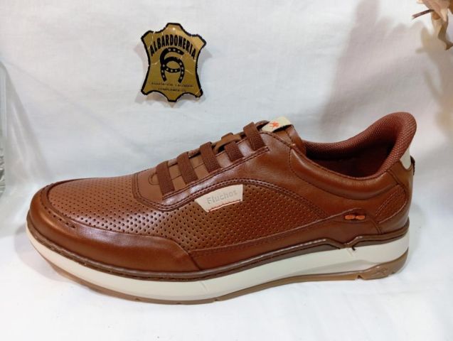 506380 ZAPATO JEFF F2358 HABANA CUERO FLUCHOS