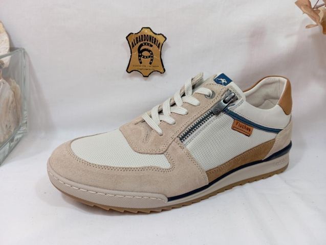 506365 ZAPATO DEPORTIVO ELDER F2385 AFELPAD CREMA 