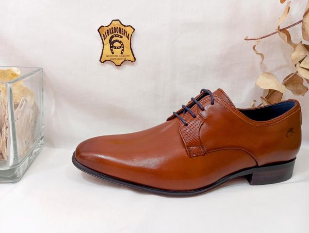 23843 ZAPATO 9668 CESAR MEMORY PLACA CUERO 