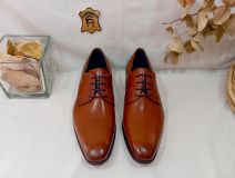 23843 ZAPATO 9668 CESAR MEMORY PLACA CUERO 