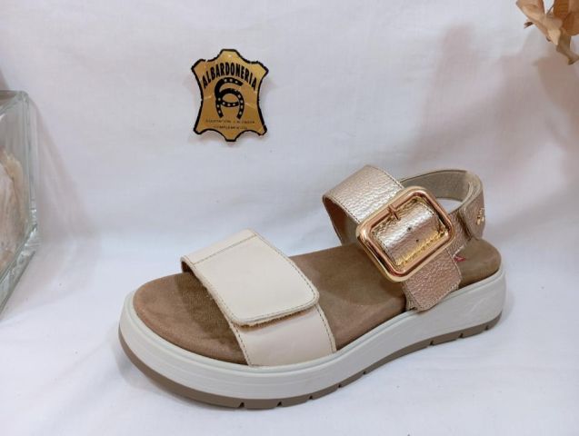 505157 SANDALIA STREET F2166 TIBET ALU.RAW PLATIN