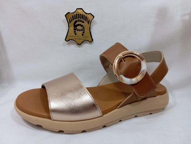 103514 SANDALIAS GANDIA D9523-LATI LA.TIB.CAVA+CUE