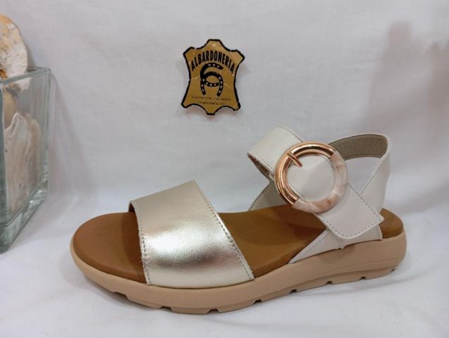 103515 SANDALIA GANDIA D9523-LA.TIBET PLATIN+RAW