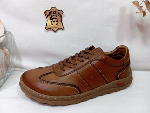 507045 ZAPATO JERRY F2501 HABANA CUERO BAREFOOT