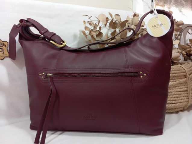 62-MM61008 BOLSO ANTONI PIEL BURDEOS