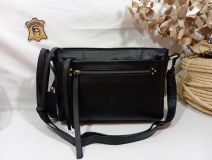 62-MM61009 BOLSO ANTONI PIEL NEGRO/BURDEOS