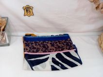 41001172 FULAR ESTAMP.TIGRE HELECHOS BORDE PRINT