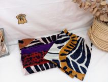 41001172 FULAR ESTAMP.TIGRE HELECHOS BORDE PRINT