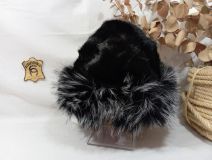 41000306 SOMBRERO LISO PELO PLUMAS