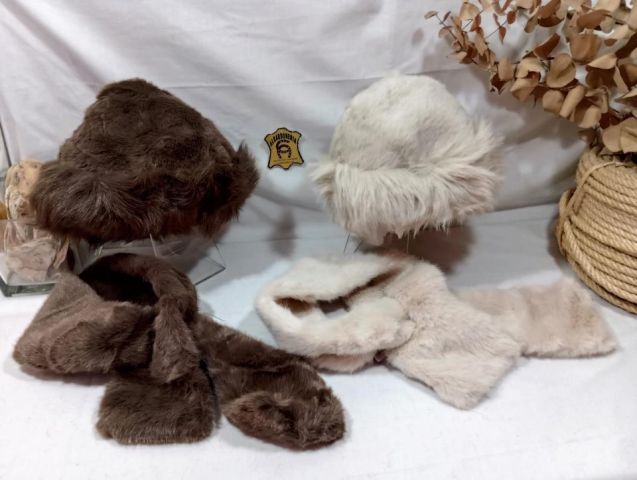 41000062 SET 2P GORRO-CUELLO PELO LISO