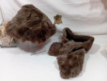 41000062 SET 2P GORRO-CUELLO PELO LISO
