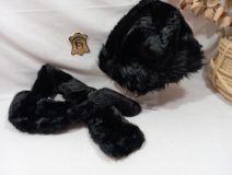 41000064 SET 2P GORRO-CUELLO PELO JASPEADO